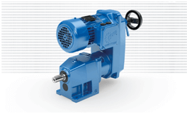 V-belt variator gear motors